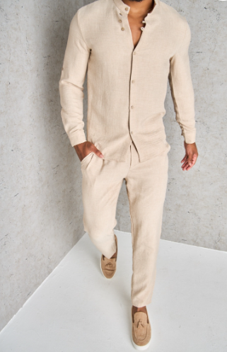 ENSEMBLE CHEMISE + PANTALON MANCHE LONGUES