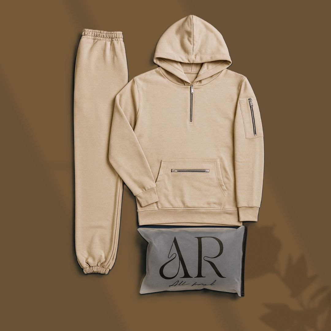 ensemble demi zip cargo