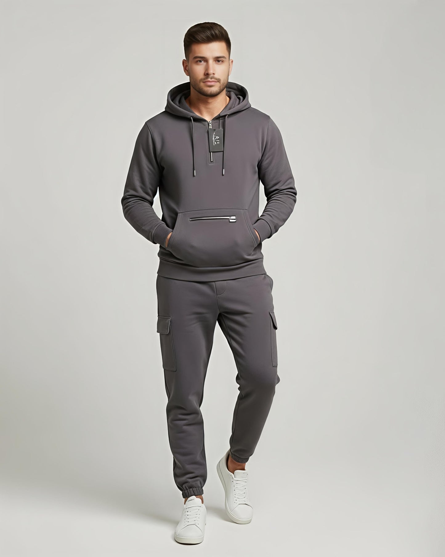 ensemble demi zip cargo