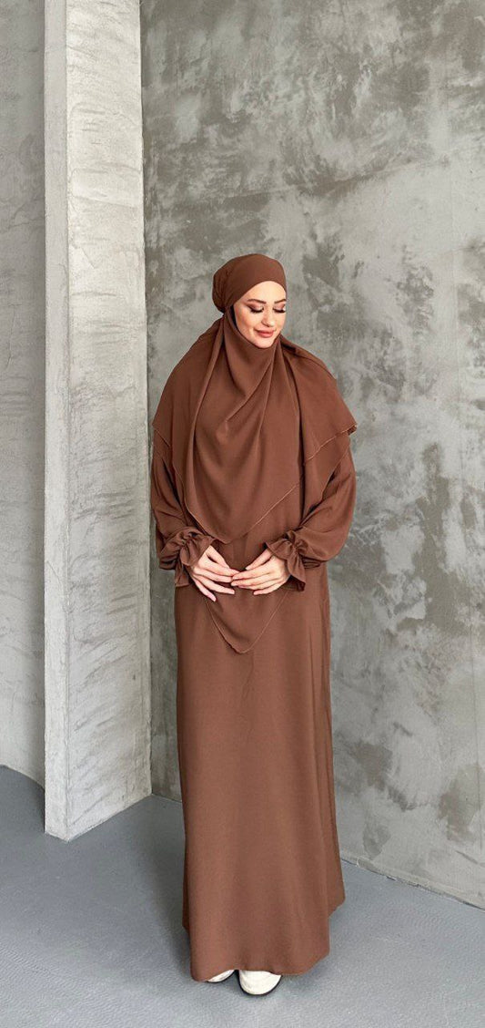 robe hijab avec foulards