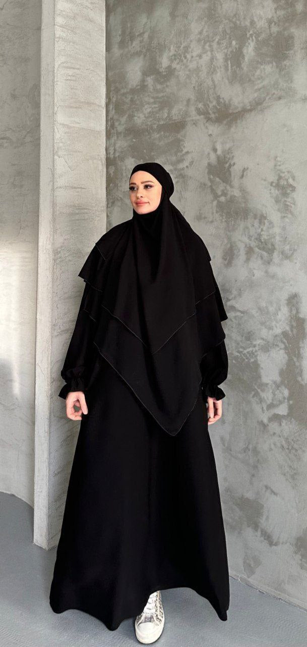 robe hijab avec foulards