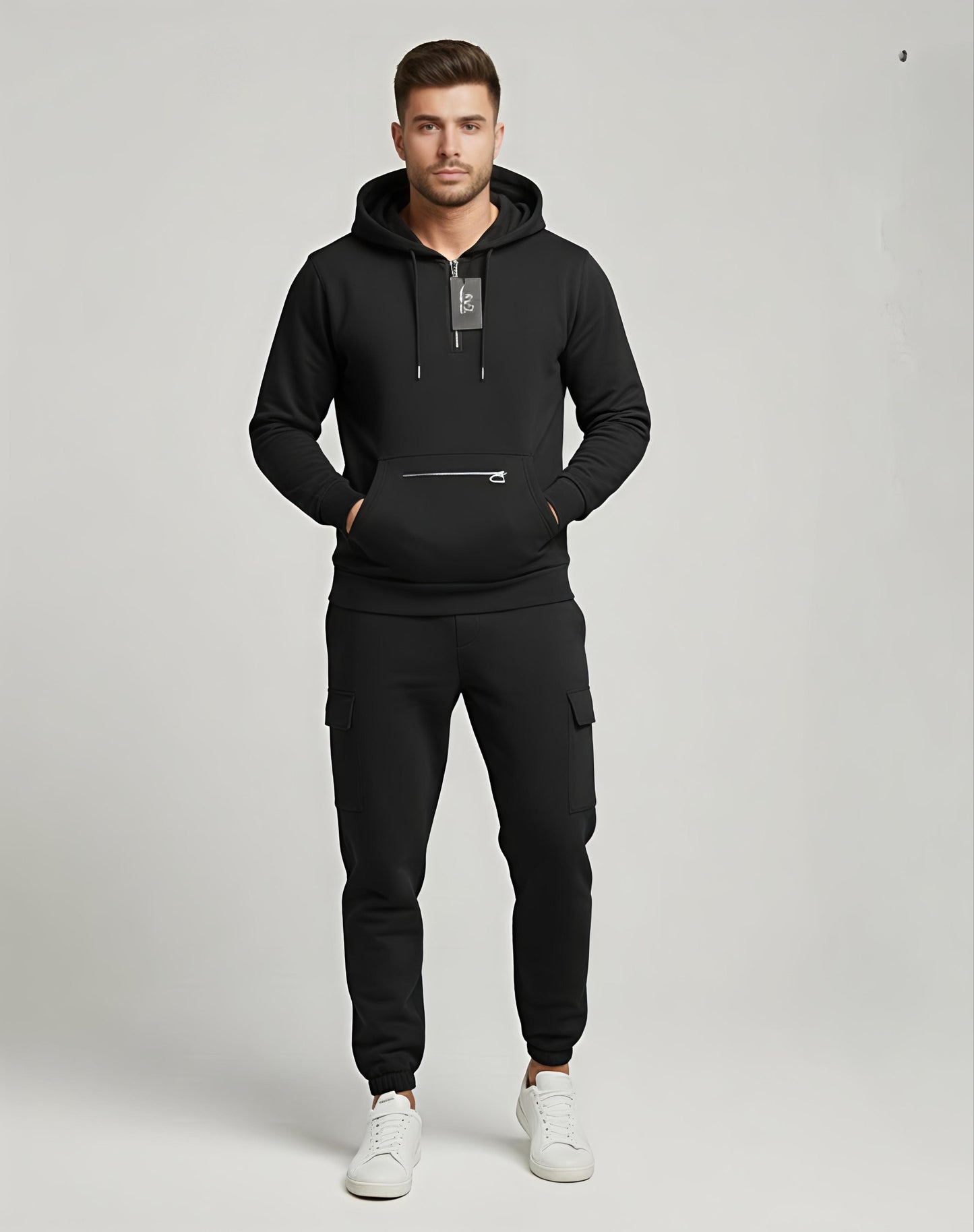 ensemble demi zip cargo